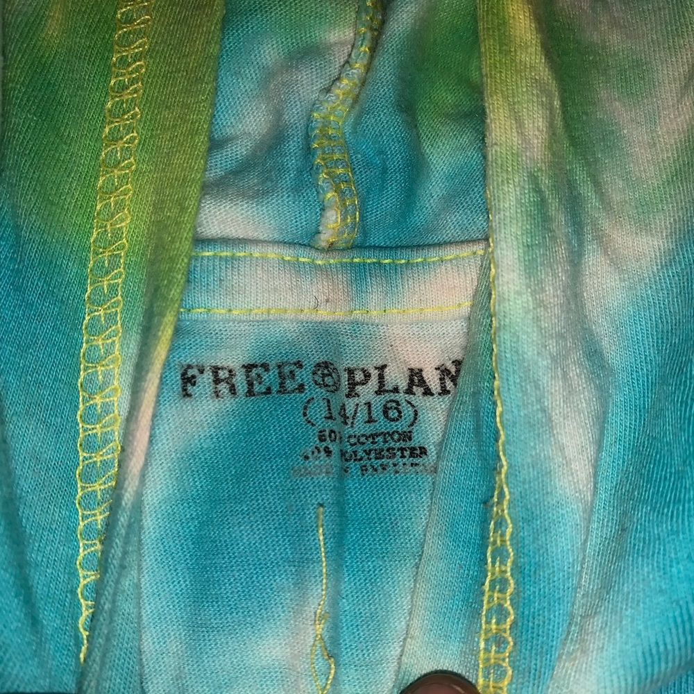 Unisex rainbow tie die hoodie - Picture 4 of 8